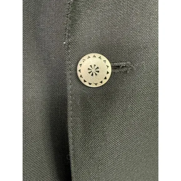 Bar W S Men's Blazer Jacket Western Sports Coat Size 44L Wool Blend Black